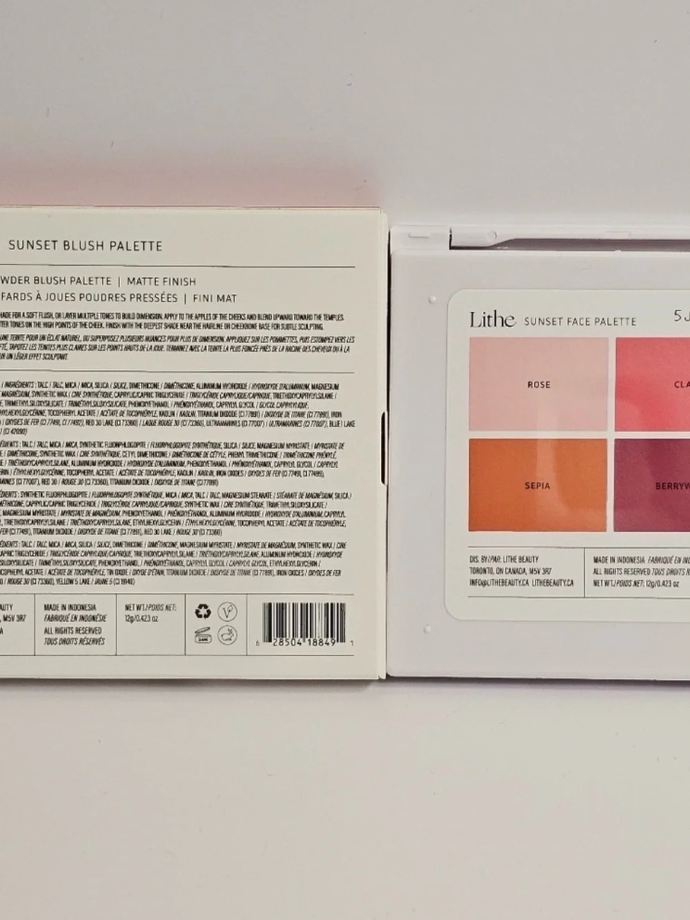 Sunset Blush Palette  Sealed In Manufacture Pkg